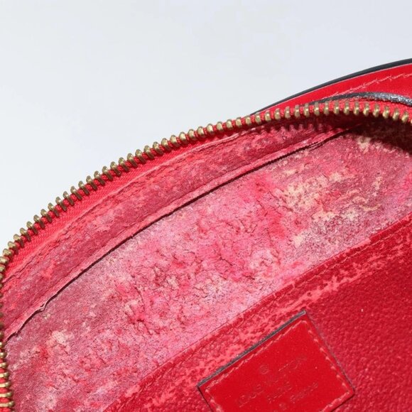 LOUIS VUITTON Epi Dauphine MM Pouch Red - Picture 11 of 16